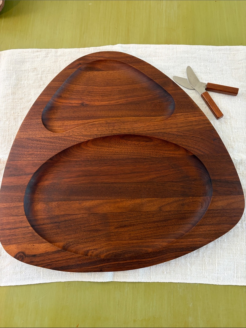 MCM Vintage Large Atomic Charcuterie/Cheese Board- pristine